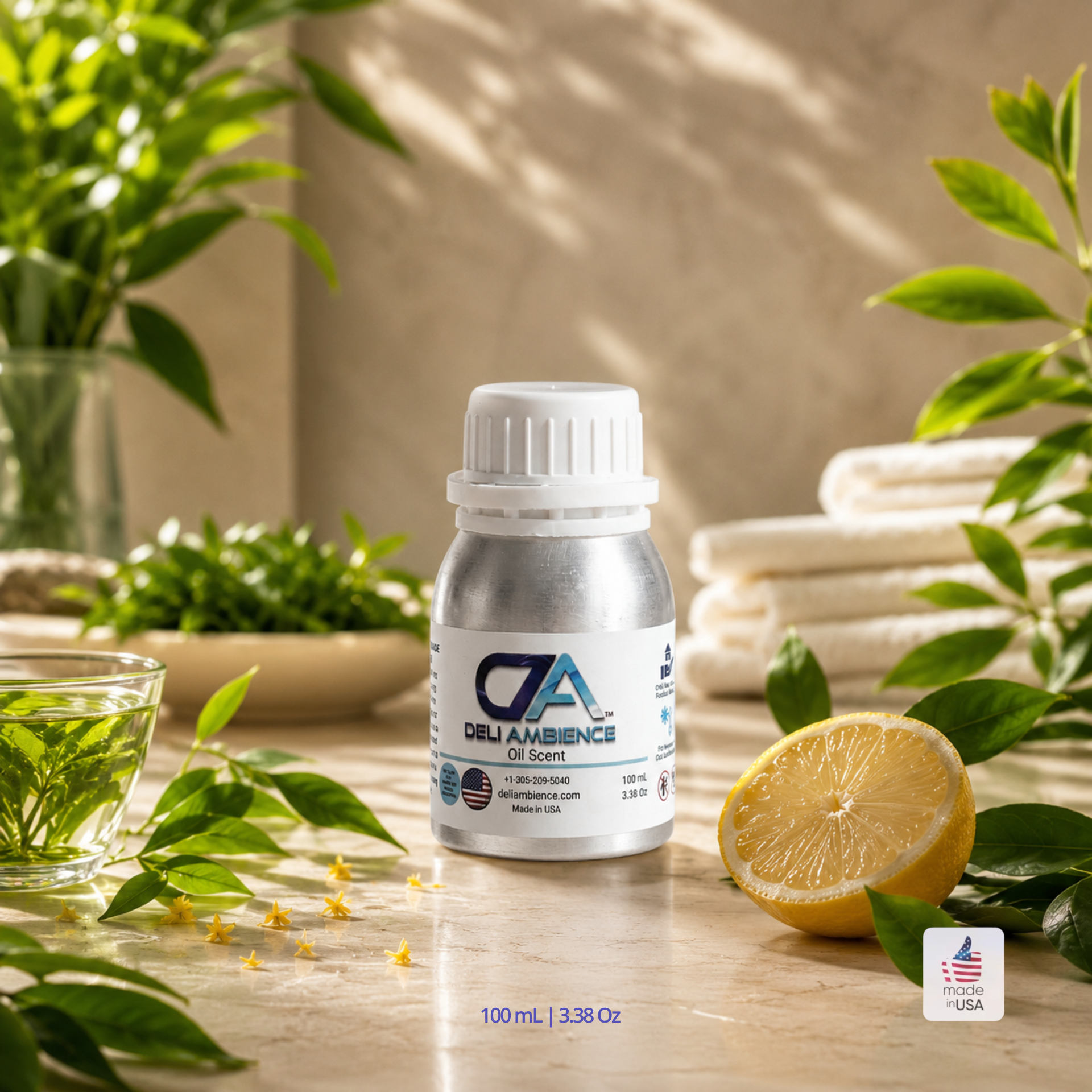 Green Tea Lemon Verbena Oil Scent – Deli Ambience